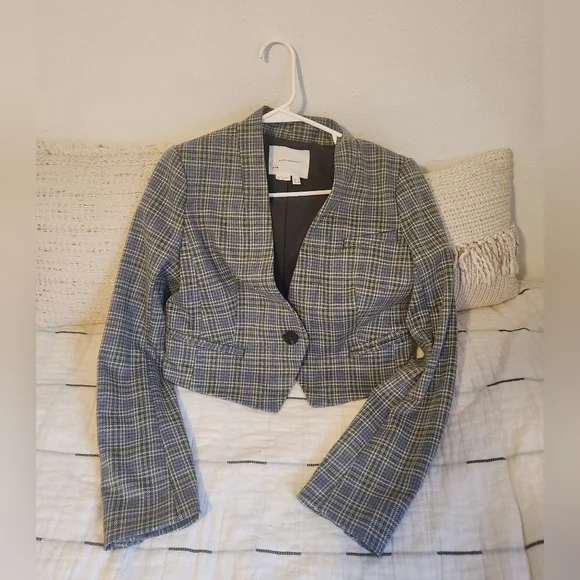 Anthropologie Cropped Blazer - Picture 2 of 5